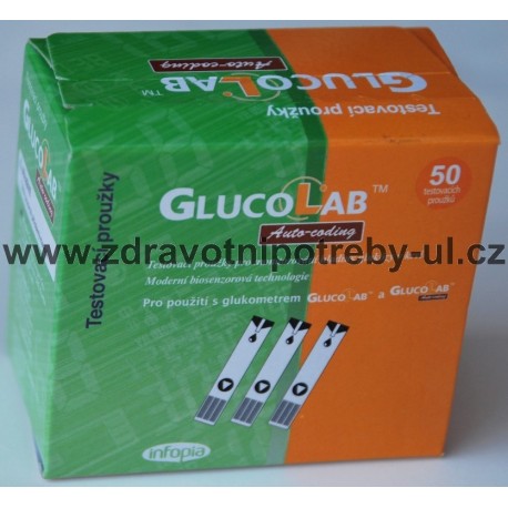 Proužky testovací GlucoLab 2 x 25 ks