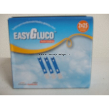 Proužky testovací EasyGluco 2 x 25 ks