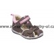 Santé SK/333 Khaki-Růžový dětský sandál vel. 25