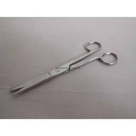 Nůžky rovné, hrotnato-tupé 6-0047-A 15cm