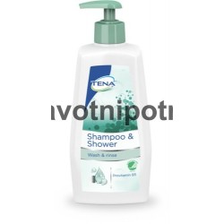 Tena Shampoo & Shower - Šampon a sprchový gel 500 ml